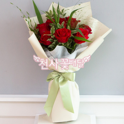 빨간장미 꽃다발